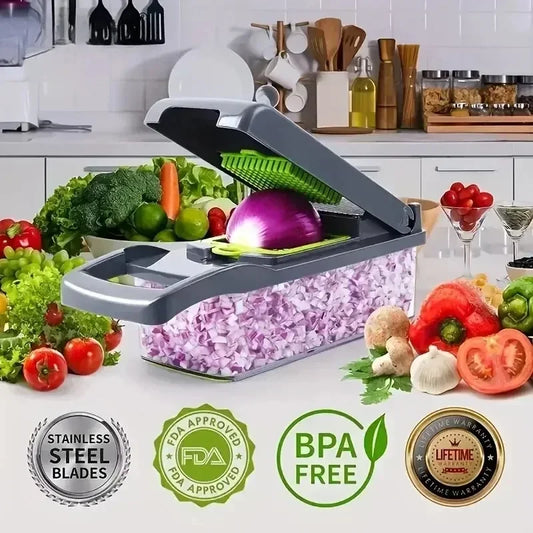 14-in-1 Vegetable Chopper & Slicer