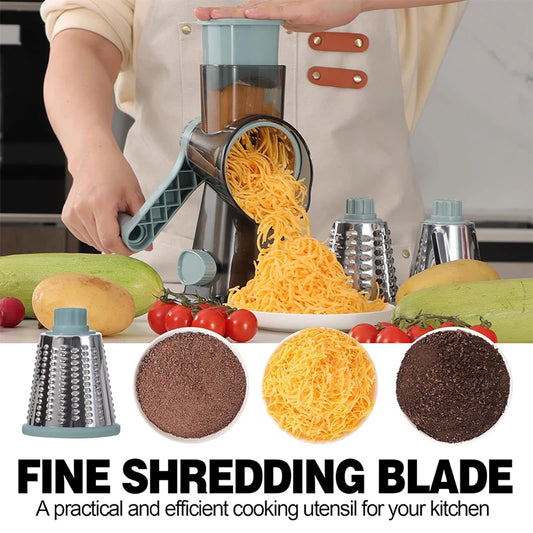 LMETJMA 3-in-1 Cheese Grater & Slicer